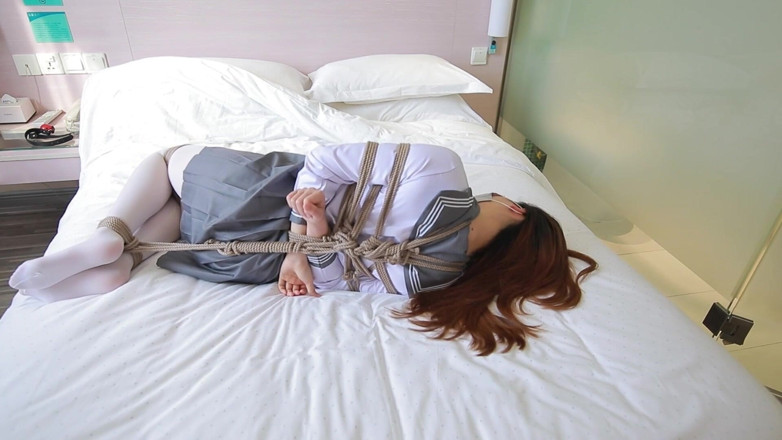 Aisan girl bondage: Hui12-jk Nautické otroctví a disciplína bílé hedvábné holky