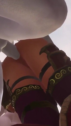 Two Futanari Elves Team Fuck a Redhead Elf - Warcraft Hentai Parody thumbnail