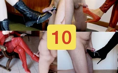 ブーツと靴の射精コンピレーション