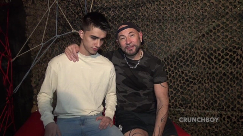 Young French dudes with big cocks: Geamănul Nathan Luna folosit dur de Apolo Adrii