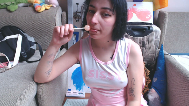 lanalovacutie: Sucking a Lollipop