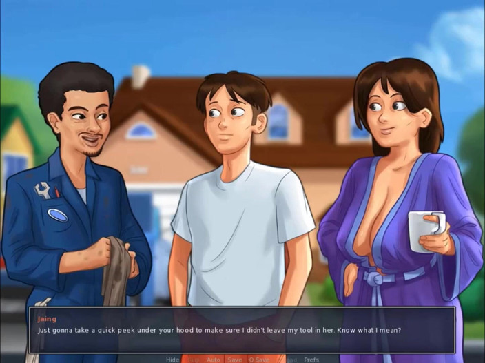 Cartoon Play: Summertime Saga ตอนที่ 86 - เย็ดสาววัยรุ่นใต้ผ้าห่ม