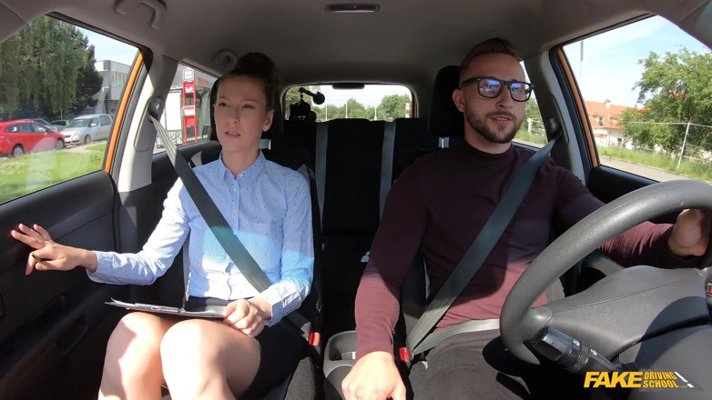 Fake Driving School: Lick My Pussy to Calm Me Down