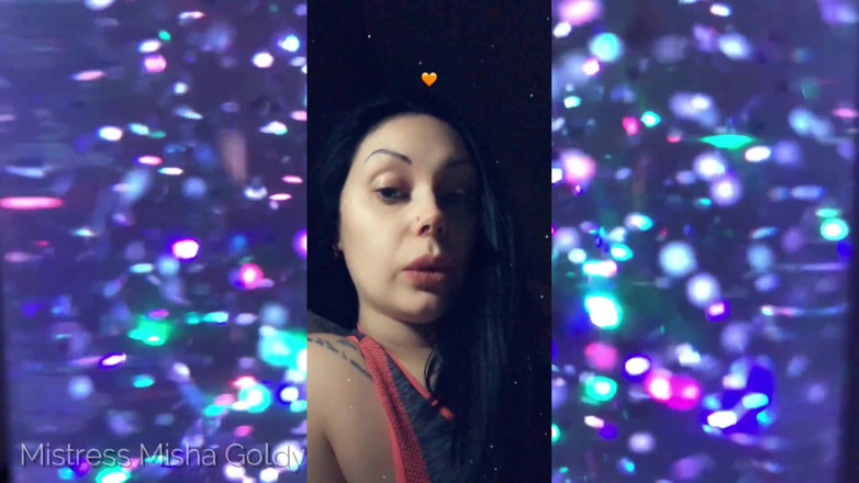 Goddess Misha Goldy: Nahrávání relace aplikace! Toč kolo - dostaď ponižující úkoly!