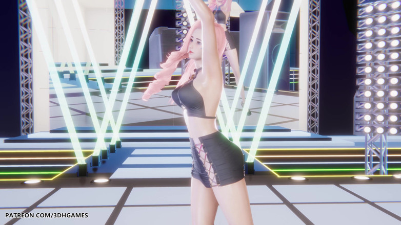 3D-Hentai Games: Mmd twice - ich kann mich nicht aufhalten Seraphine sexy striptease...