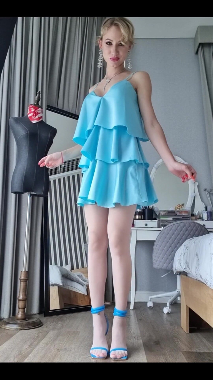 Angel The Dreamgirl: Blauwe jurk