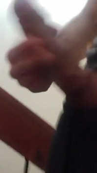 Risky Huge Cum on Public Stairs