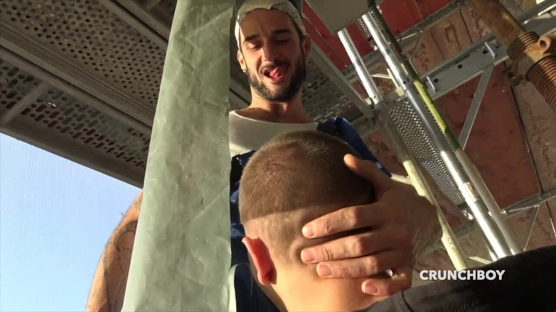Raw French Bad boys: Slut fucked raw by straight worker bareback