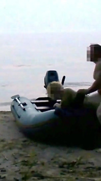 Nachtelijk neuken op het eiland