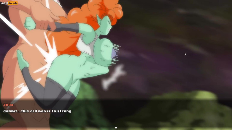 LewdArcade: Dragon boll z zanj parodisi seks oyunu - süper sürtük z...