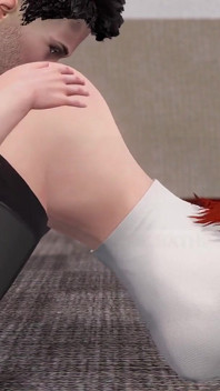 Sexy holka cvičí v kalhotách na jógu