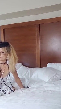 Polka dot foot fetysz z udziałem Dawn Layla