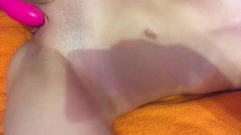 Not White Cat: student fingering a dildo