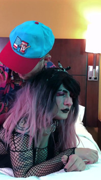 Hot Goth Sissy Fucked by Rapper