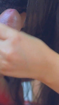 Sensual Mouth Game with Masked Latina - HD Close-up