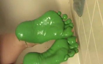 Charlee Chase’s Green Feet