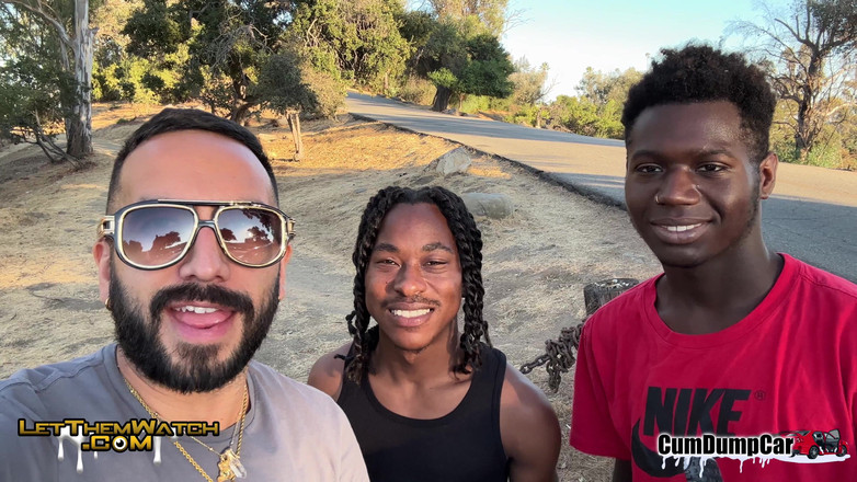 Let them watch: Porra dump carro bbc fode bunda preta público Letthemwatch