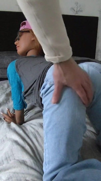 Sperma auf brille