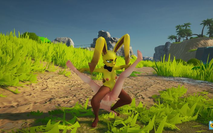 NSFW Gaming: Кролячий монстр шліфувальна жінка (sapphire safari v.23)
