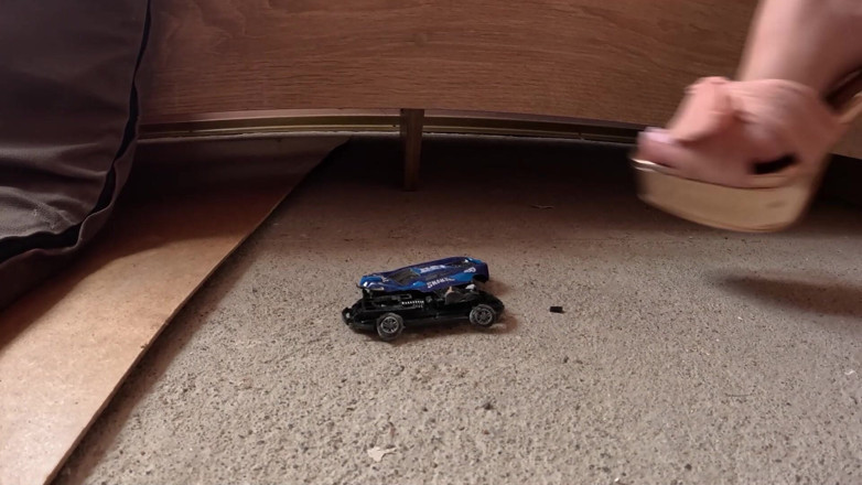HotPrincessUA: Giantess Destroys Tiny Cars and Rescue Truck Total Crush Domination