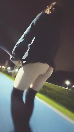 Showing off My Slutty Butt on the Road.part 14