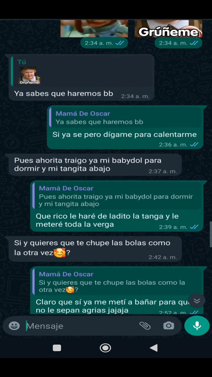 Mexicasero: Con la jefa de mi amigo Oscar, la Sra. Mary,...