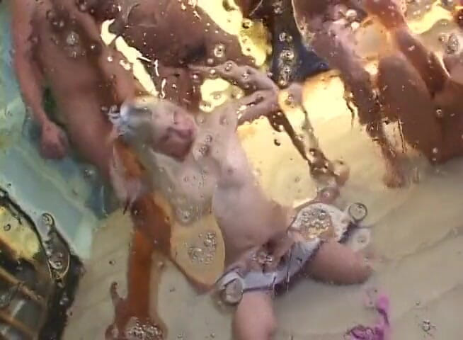 Real Swingers: Two marvelous babes get plowed in their both holes at...