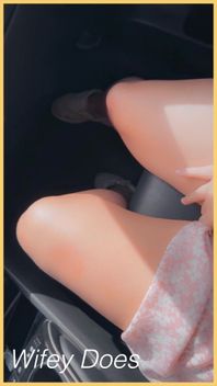 Compilation - Wifey Flashing Her Tits in the Car