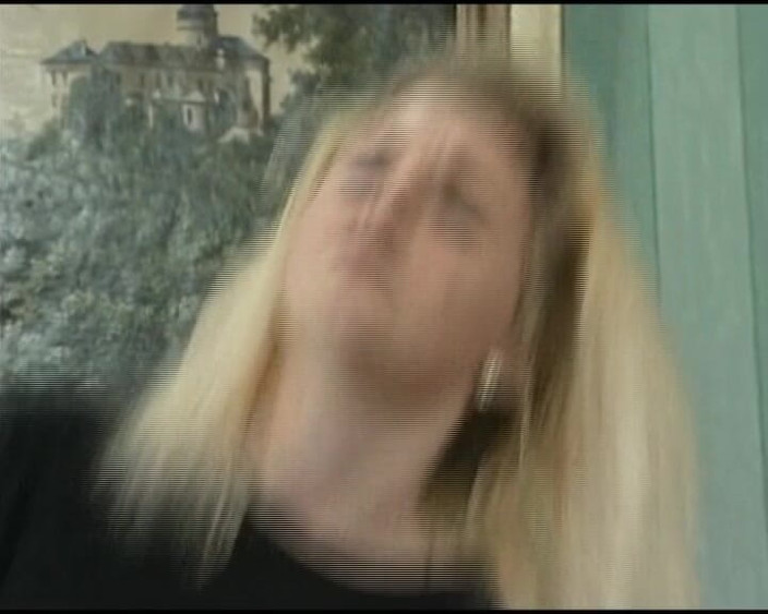 Deutsche XXX Filme: Perfec Blondie From Germany in Black Stockings Got to Ride...