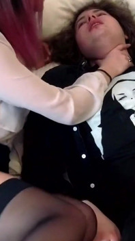 Tiny Dick Gets Sucked and Fucked by a Busty Babe