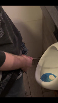 We Love Pissing Together in This Bathroom