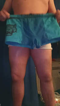 Chub Boy Pissing in White Undies