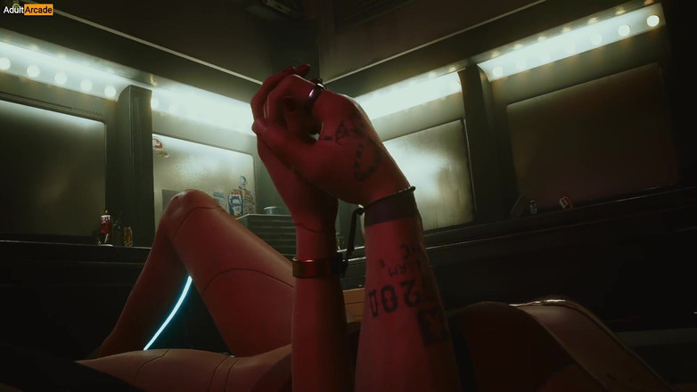 LewdArcade: Skye dalam Semua Adegan Seks Cyberpunk 2077 Adegan Seks Skye