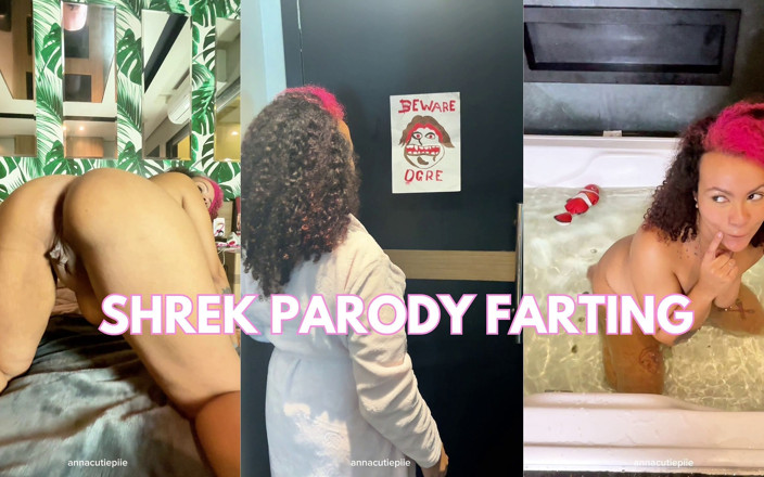 Cutiepiie Chubby: Sexy boeman Shrek parodie scheten latend, opgraven en scheten laten...