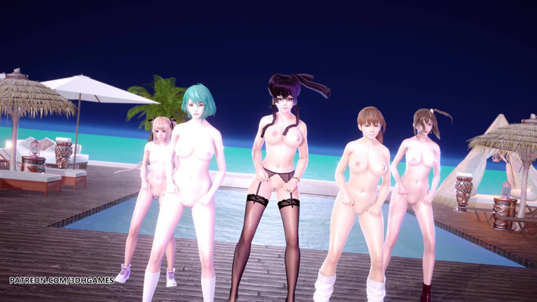 3D-Hentai Games: [MMD] 2 Phut Hon Sexy Naked Dance Marie Rose Tamaki Misaki...