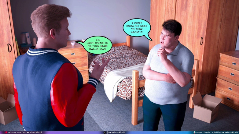 Captain Erogaming comics: Znacznie większy niż mój chłopak - dni college'u - część 1