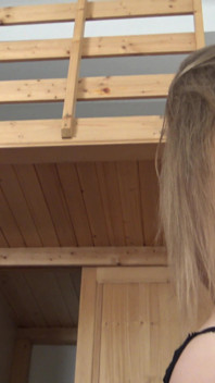 A Girl Face Jumping