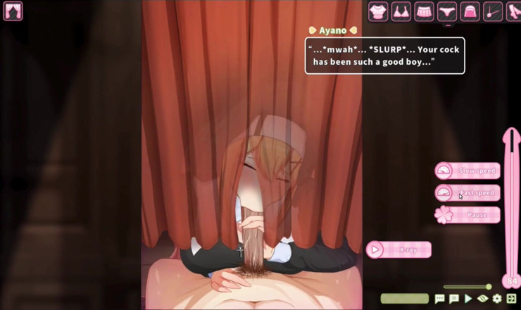 NSFWOtaku: Gra Hentai - Letnia koniczyna - bezczelnych spowiedzi! Gorący duchowny Gyaru wykonuje...