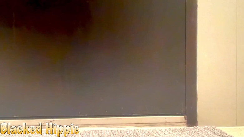 Blacked Hippie: Grote zwarte lul snelle fap met grote zwarte pik