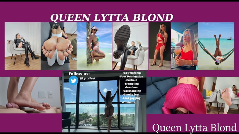 Queen Lytta ballbusting and cum lick: I Made My Rommate compre um novo par de botas...