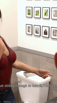 The East Block: Boyfriend Cheats His Girlfriend with Her Stepmother and Got His Dick Sucked and Jerked off in the Toilet - Episode 9