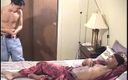 Gays Case: Fit black dude ramms white boy&amp;#039;s ass in bed