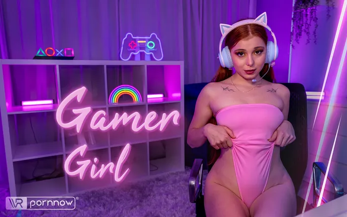 VR pornnow 2D: Gaming Session with Lya Cutie 2D