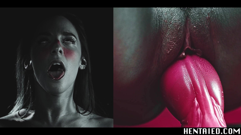 Hentaied: Hentai de la vida real - La chica oscura - Ahegao y...