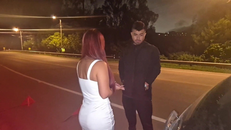 AlejandraPalacios: The Police Discovered Us Fucking on the National Road and...