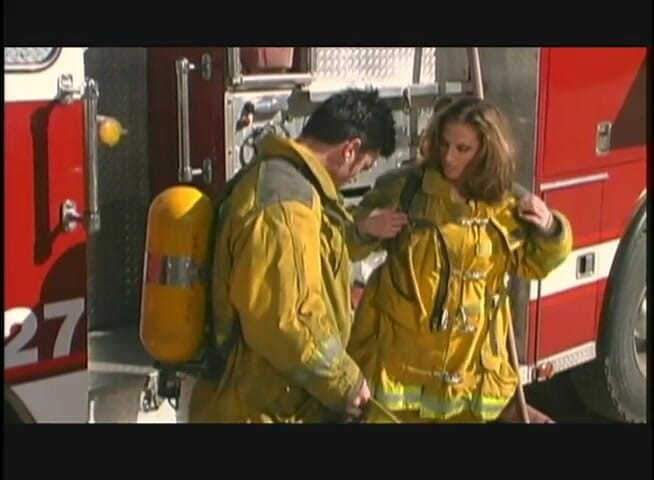 Perfect Porno: Smoking hot firefighter lady gets fucked nicely