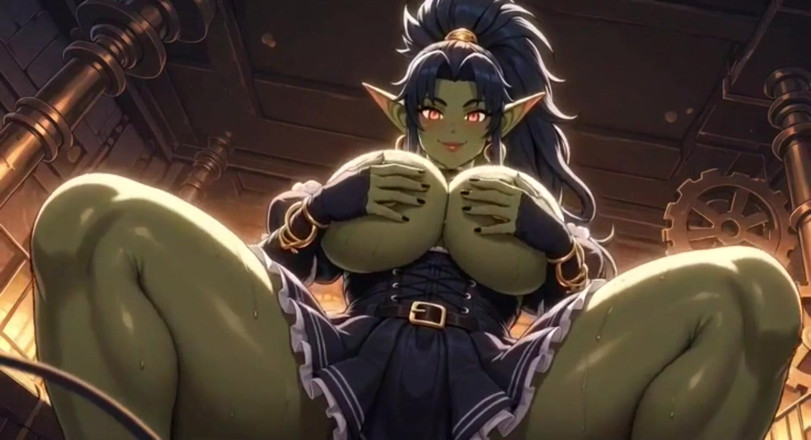 Hot girl dancing: Anime Lovely Cute Orc Boobs, Ai Animation