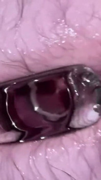 My Ass with My New Glass Butt Plug