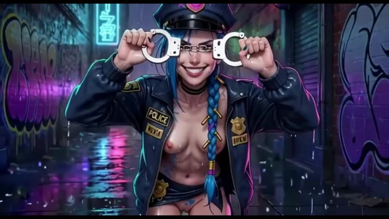 Ianimedia: Jinx Desnuda Aceitada Compilación Diferentes Atuendos Y Poses Hentai Arcane