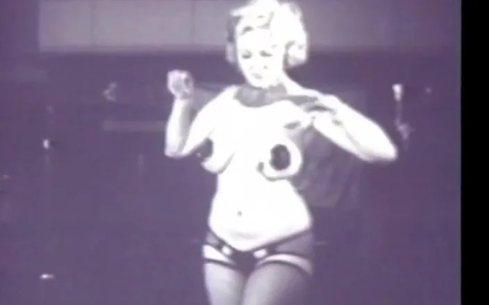Vintage megastore: Vintage wild blonde striptease